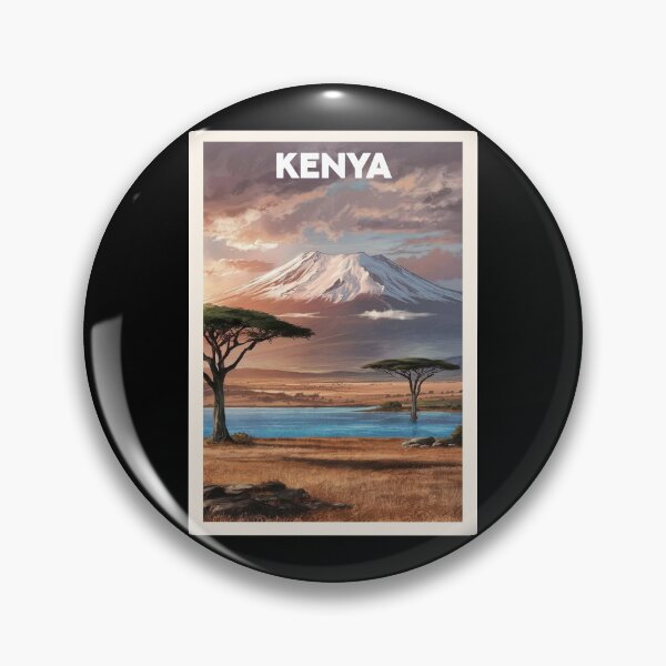 Item preview, Kenya, Travel Art designed and sold by PinkandP.