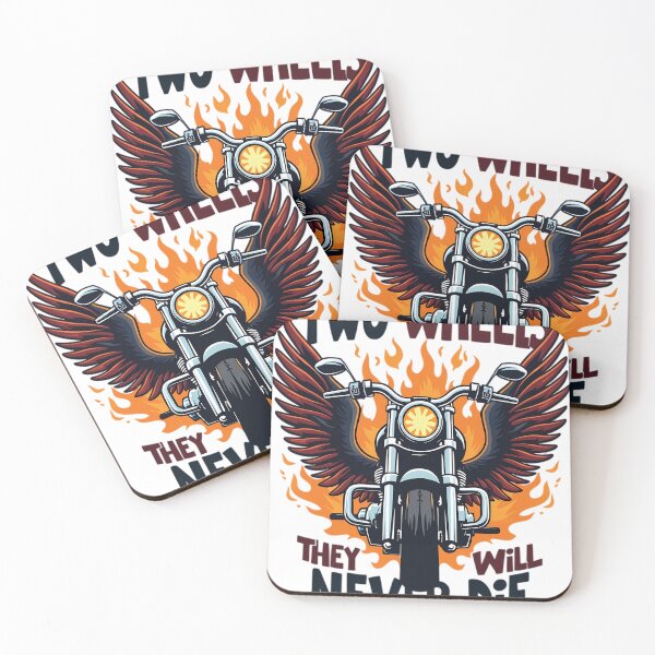 Item preview, Two wheels they will never die designed and sold by PaintedPixels01.