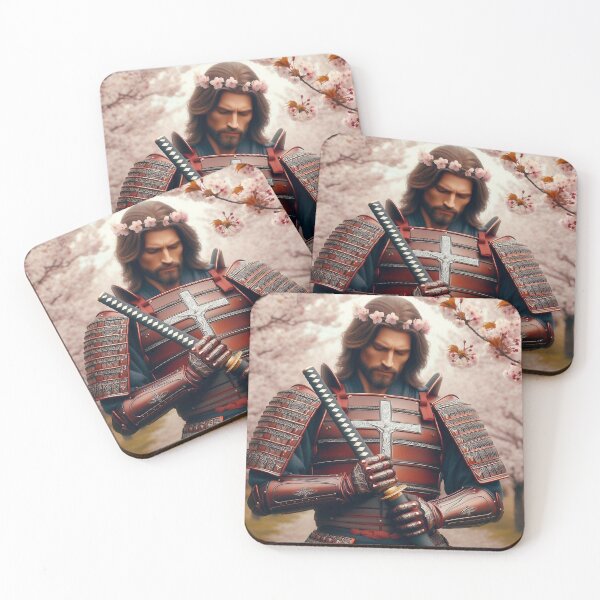 Item preview, Green Robes, Red-Lacquered Armor, Samurai Jesus  designed and sold by jay-cack.