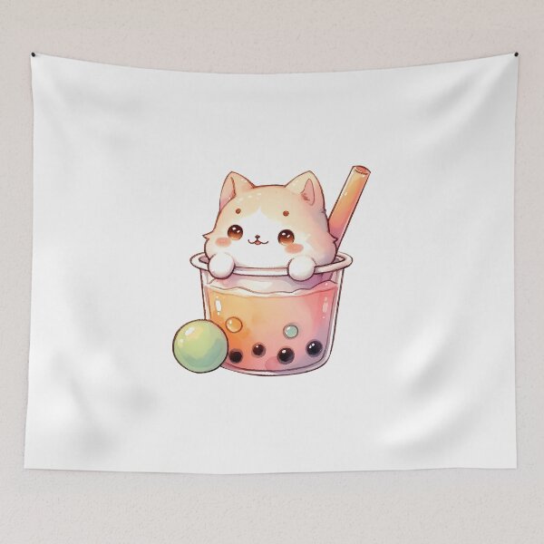 Item preview, Kitty in a cup  designed and sold by islandboy86.