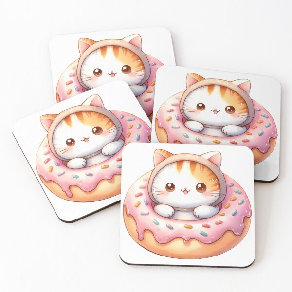 Item preview, Cat in doughnut designed and sold by islandboy86.