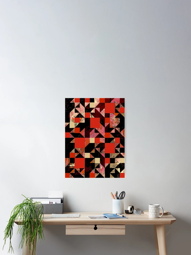 Thumbnail 2 of 3, Poster, Geometric Pattern designed and sold by ViaARTfactory.