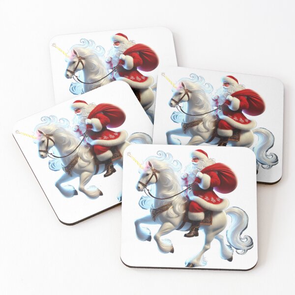 Item preview, Santa's Magical Unicorn Journey designed and sold by CultDigHoriz.
