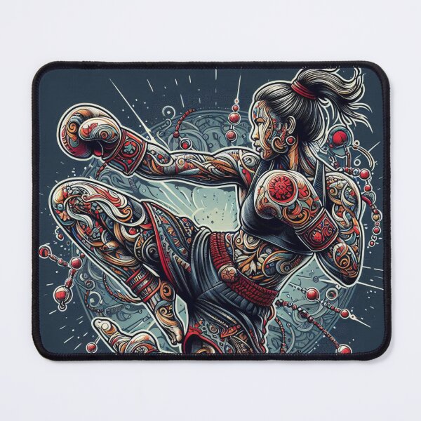 Item preview, Tattoo Kickboxer  designed and sold by ZenOfAIarts.