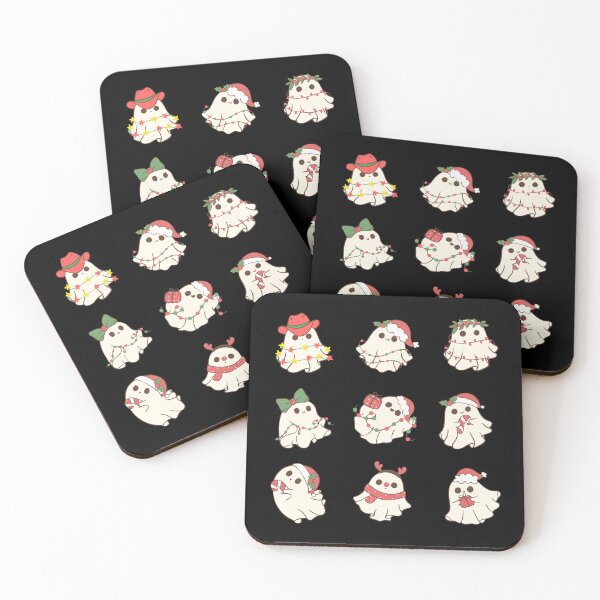 Item preview, Christmas Cute Ghost Set designed and sold by patternjp.