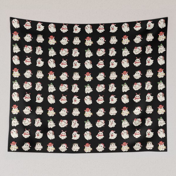 Item preview, Christmas Cute Ghost Set designed and sold by patternjp.