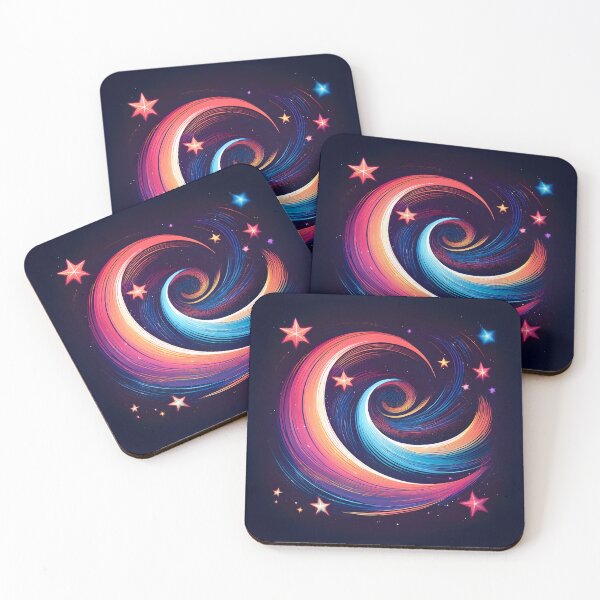 Item preview, A dark, vibrant sky filled with swirling stars and streaks of shooting stars. designed and sold by HEMRO.