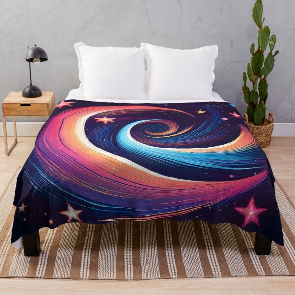 Item preview, A dark, vibrant sky filled with swirling stars and streaks of shooting stars. designed and sold by HEMRO.