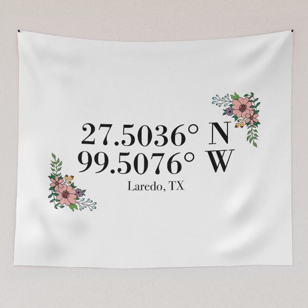 Item preview, Laredo, TX Coordinates designed and sold by mynameisliana.
