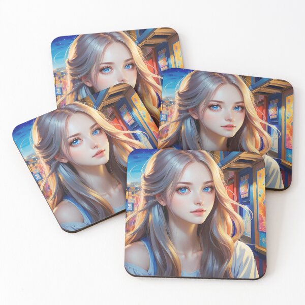 Item preview, Girl Portrait Illustration 5120 designed and sold by Grafititee.