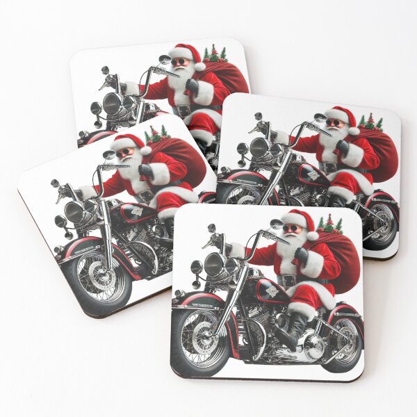 Item preview, Santa's Cool Ride: Christmas on a Motorcycle designed and sold by CultDigHoriz.