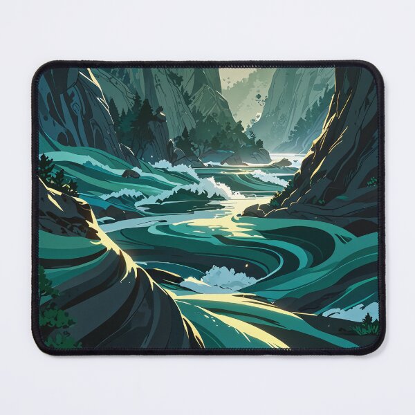 Item preview, Mountains, rivers and trees designed and sold by Thosanon.