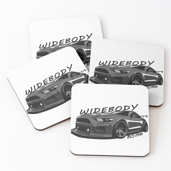 Item preview, ford mustang widebody black designed and sold by PGneonArt.