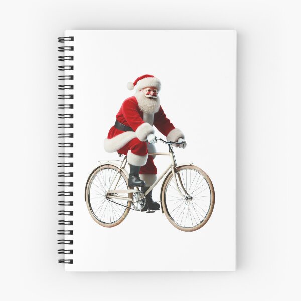 Item preview, Santa’s Joyful Bicycle Ride: A Whimsical Holiday Journey designed and sold by CultDigHoriz.