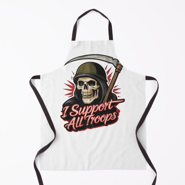 Item preview, Grim Reaper I Support All Troops designed and sold by PlanetMarker.