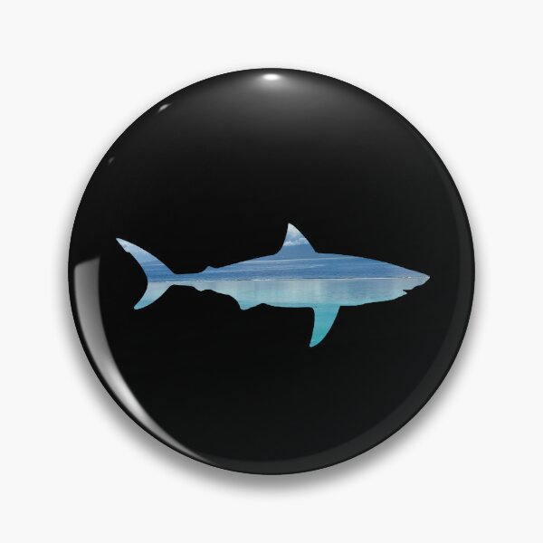 Item preview, Shark with ocean image overlay, all profit supports ocean conservation  designed and sold by seekingclarity.