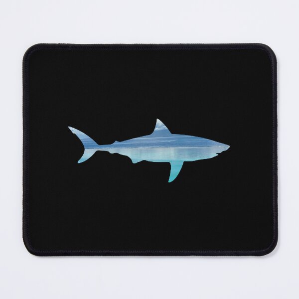 Item preview, Shark with ocean image overlay, all profit supports ocean conservation  designed and sold by seekingclarity.