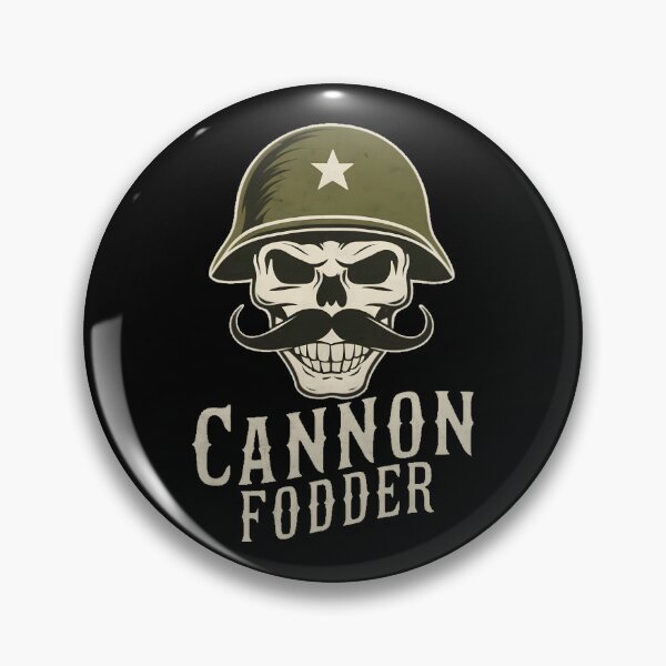 Item preview, Cannon Fodder Skull designed and sold by PlanetMarker.