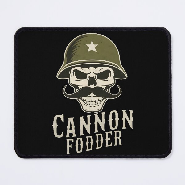 Item preview, Cannon Fodder Skull designed and sold by PlanetMarker.