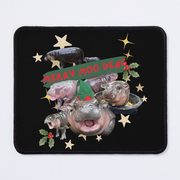 Item preview, Merry Moo Deng designed and sold by lemmingfulart.