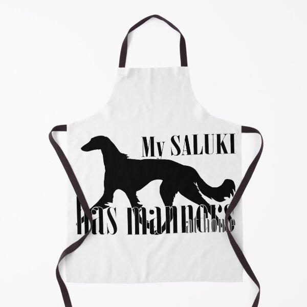 Item preview, My Saluki Has Manners... at home designed and sold by Adventuring Borders.
