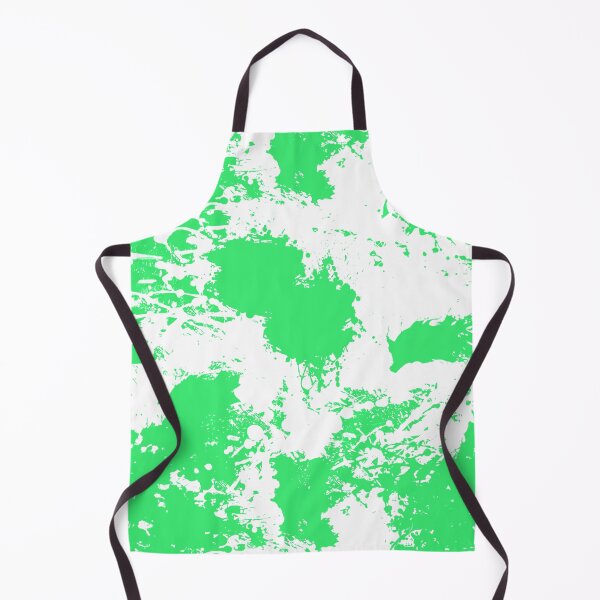 Item preview, Abstract Paint Splatter Green and White designed and sold by Jessica Erin.