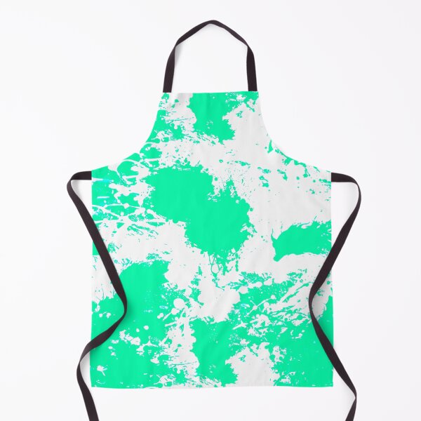 Item preview, Abstract Paint Splatter Teal and White designed and sold by Jessica Erin.