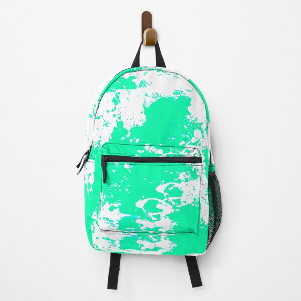 Item preview, Abstract Paint Splatter Teal and White designed and sold by Jessica Erin.