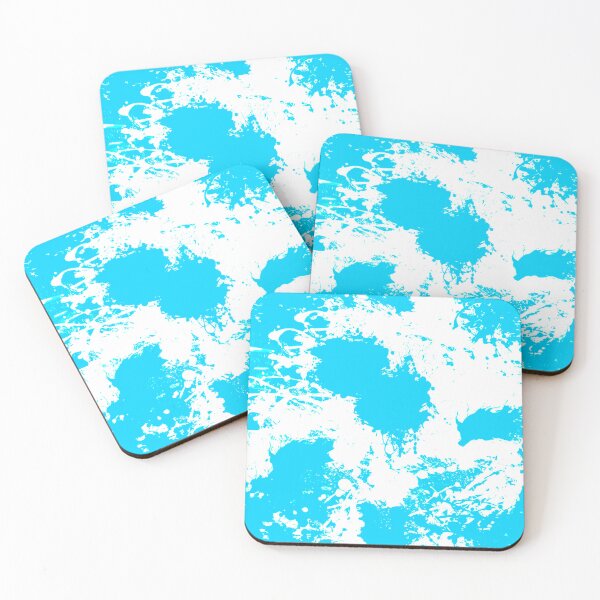 Item preview, Abstract Paint Splatter Light Blue and White designed and sold by Jessica Erin.