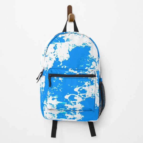 Item preview, Abstract Paint Splatter Blue and White designed and sold by Jessica Erin.