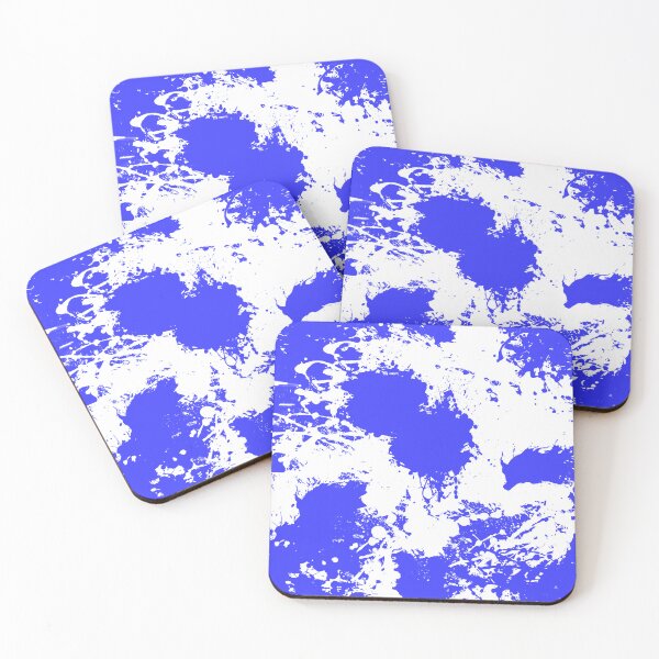 Item preview, Abstract Paint Splatter Dark Blue and White designed and sold by Jessica Erin.