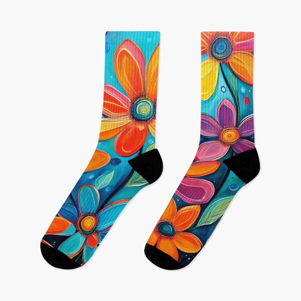 Item preview, Blooming Radiance: A Burst of Colorful Flowers designed and sold by AussieMuma.