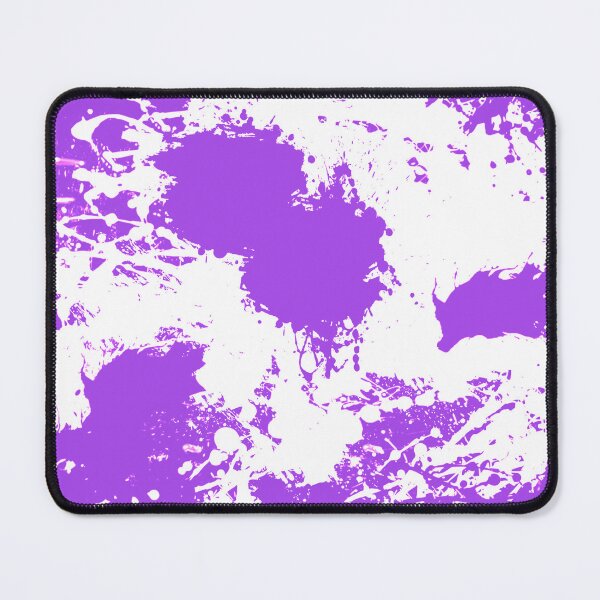 Item preview, Abstract Paint Splatter Purple and White designed and sold by Jessica Erin.