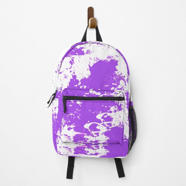 Item preview, Abstract Paint Splatter Purple and White designed and sold by Jessica Erin.