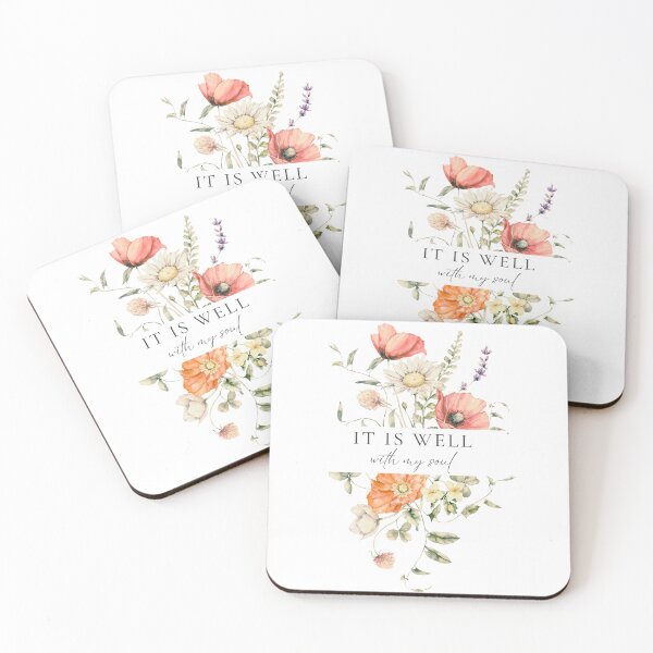 Item preview, It Is Well With My Soul Floral designed and sold by MochaMeli.