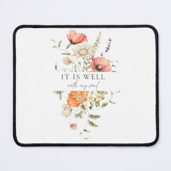 Item preview, It Is Well With My Soul Floral designed and sold by MochaMeli.