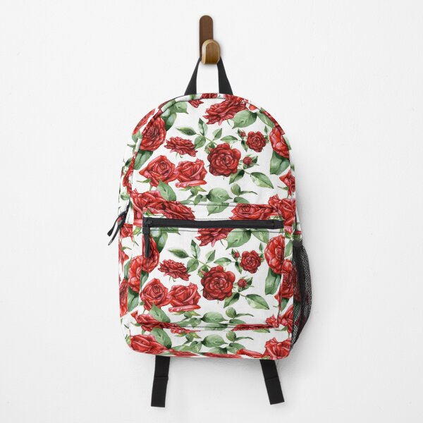 Item preview, Red Roses Pattern White designed and sold by Katariina Purru.