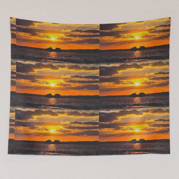 Item preview, The sunrise over Jeju Udo Island that wakes up the start of the day, east of Jeju, Korea. designed and sold by human8891.