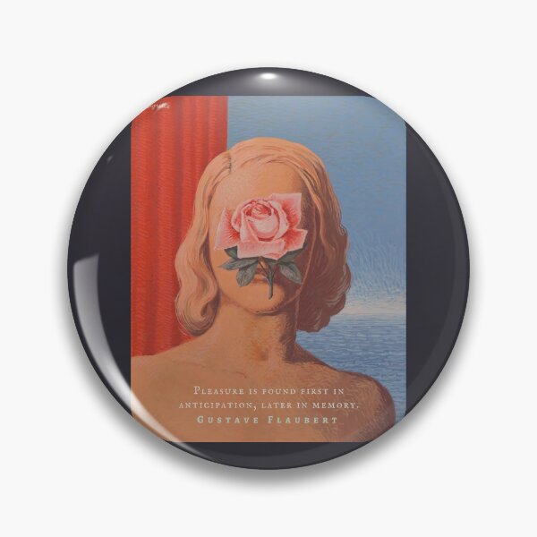 Item preview, Gustave Flaubert quote: Pleasure is found first in anticipation, later in memory. designed and sold by artbleed.