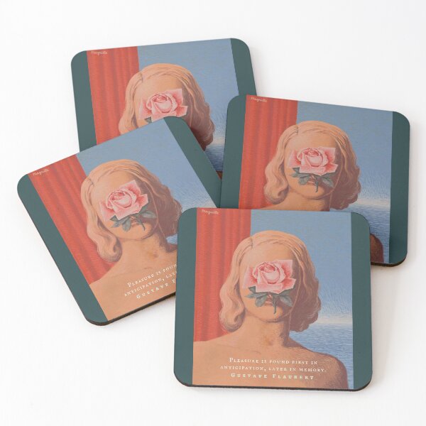 Item preview, Gustave Flaubert quote: Pleasure is found first in anticipation, later in memory. designed and sold by artbleed.
