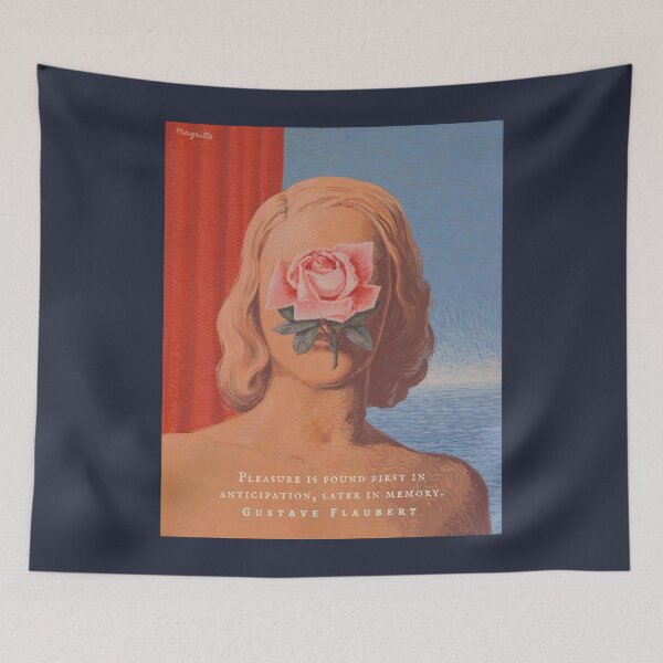 Item preview, Gustave Flaubert quote: Pleasure is found first in anticipation, later in memory. designed and sold by artbleed.