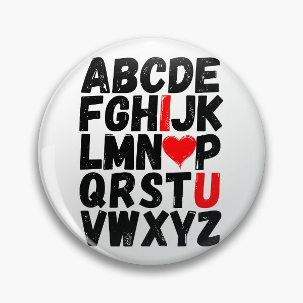 Item preview, ABC I Love U designed and sold by aipolohu.