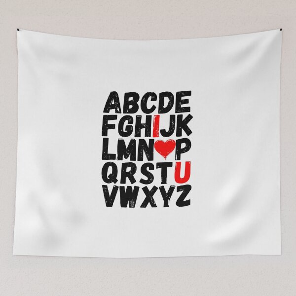Item preview, ABC I Love U designed and sold by aipolohu.