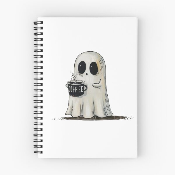 Item preview, Ghost with Coffee designed and sold by Bubbl-e.