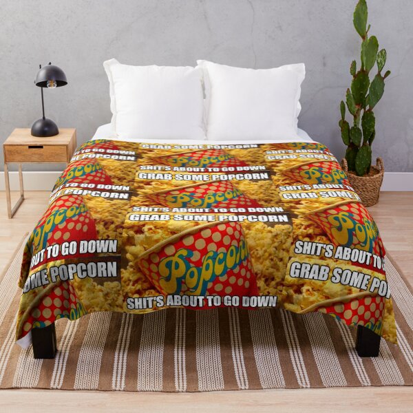 Item preview, Funny Popcorn Meme - Perfect for Movie Lovers and Snack Enthusiasts designed and sold by Earth Nature Creations.