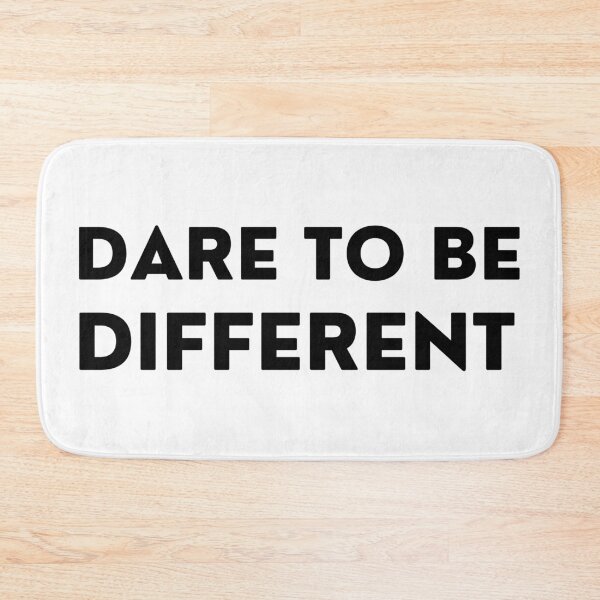 Item preview, Dare To Be Different. Inspirational Quotes Design. Motivational Sayings Design for Everyday Positivity. Black Writing designed and sold by That Cheeky Tee.
