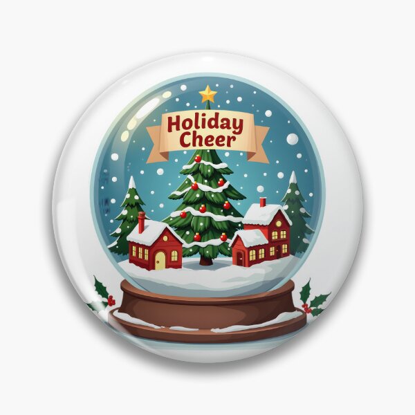 Item preview, Enchanting Holiday Cheer Snowglobe: A Winter Wonderland in Your Hands designed and sold by esadesigns.