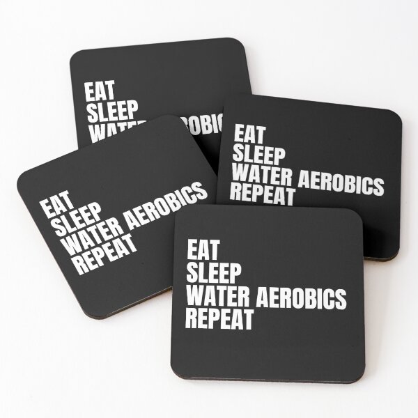 Item preview, eat sleep water aerobics repeat designed and sold by sydney-syder.