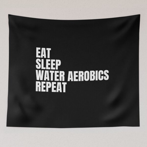 Item preview, eat sleep water aerobics repeat designed and sold by sydney-syder.