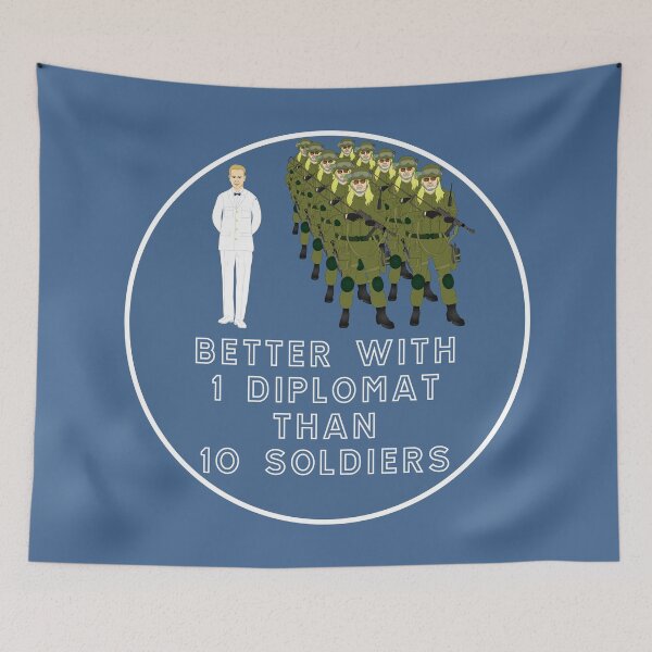 Item preview, Diplomats or soldiers, that is the question? designed and sold by ALF2023.